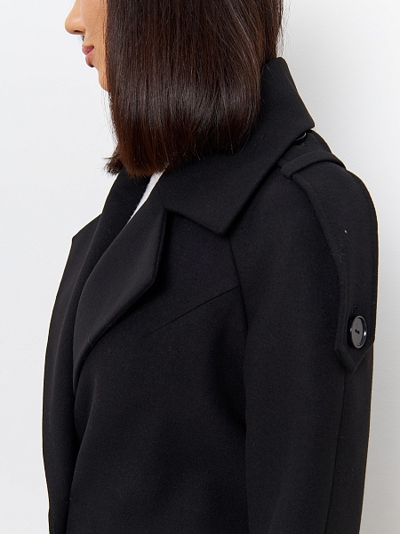 Пальто NAPOLITA  модель 81583, цвет Черный