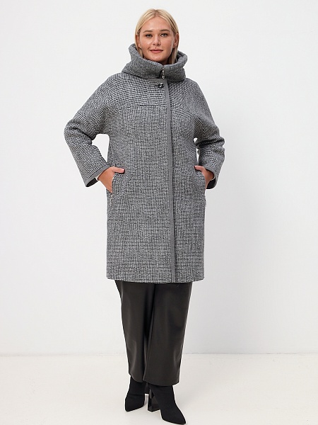Пальто NAPOLITA  модель 83771, цвет Серый