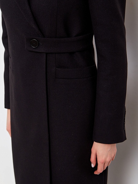 Пальто NAPOLITA  модель 82519, цвет Черный