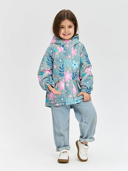 Куртка BRITT  модель 64412, цвет Зелено-розовый