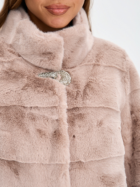 Шуба LAWINTER  модель 53961, цвет Пудра