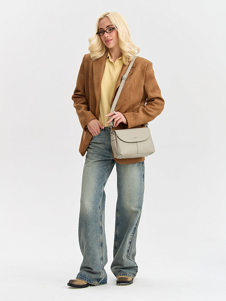 Сумка PARISOT  модель 14144, цвет Серо-бежевый