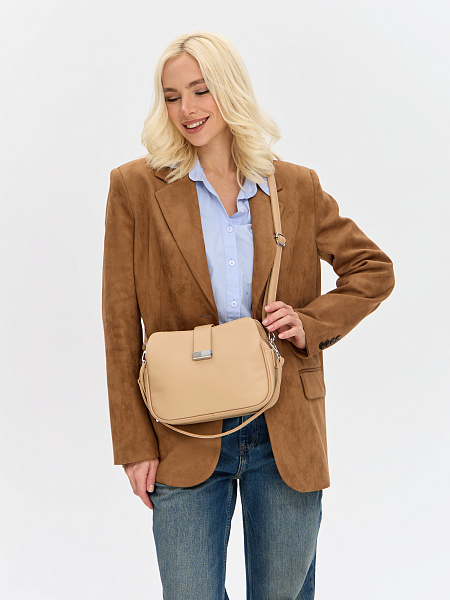 Сумка PARISOT  модель 14245, цвет Темно-бежевый