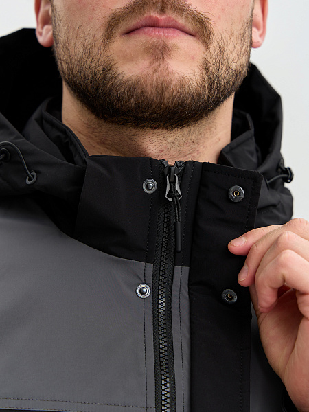 Куртка GRIZMAN  модель 74304, цвет Серо-черный