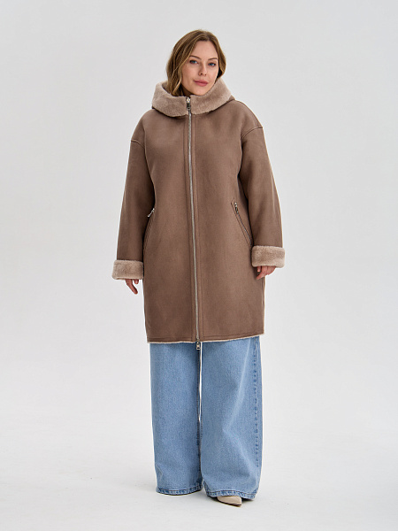 Дубленка LAWINTER  модель 35475, цвет Мокко