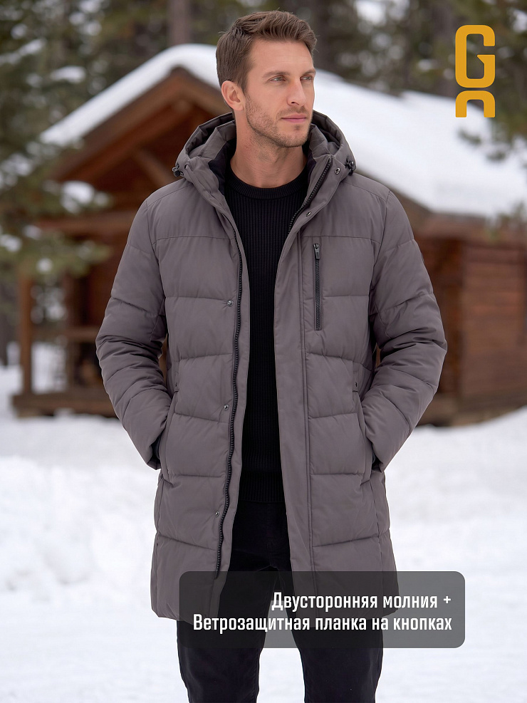 Куртка мужская зимняя GRIZMAN, графит, модель 73853