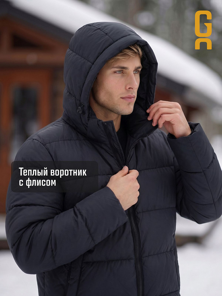 Куртка мужская зимняя GRIZMAN, темно-синяя, модель 75114