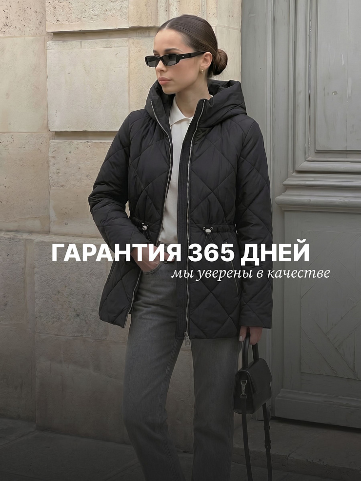 Куртка женская демисезонная LAWINTER, черная, модель 86687