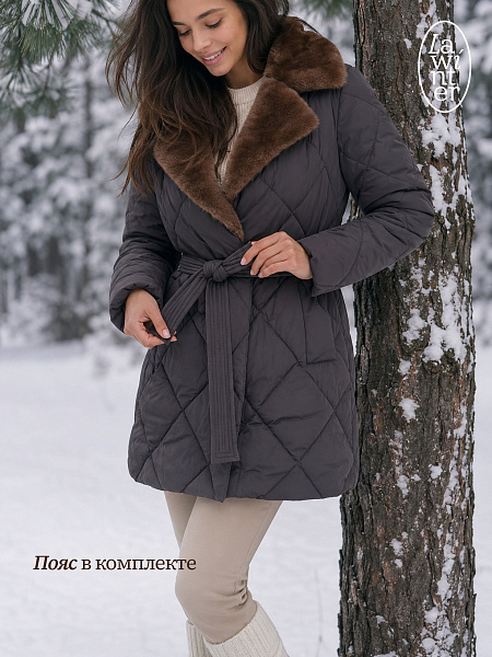 Куртка женская зимняя LAWINTER, графит, модель 85361