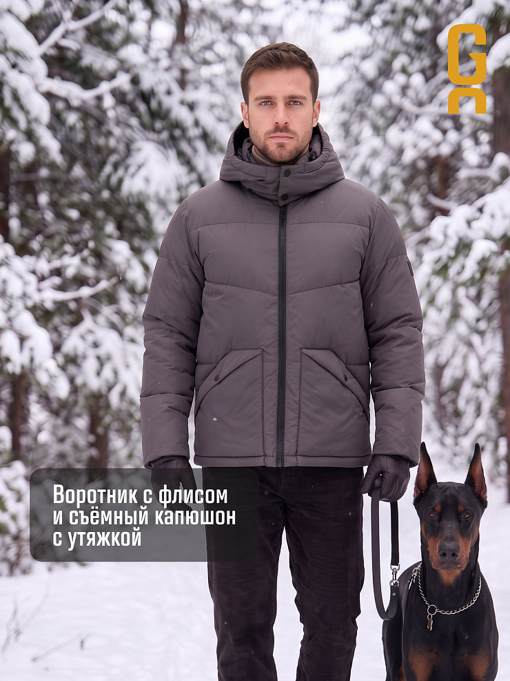 Куртка мужская зимняя GRIZMAN, графит, модель 76293