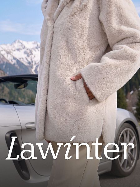 Шуба женская зимняя LAWINTER, молочная, модель 54262