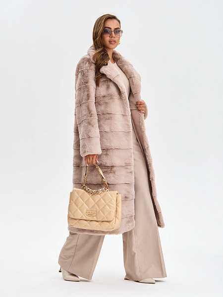 Шуба LAWINTER  модель 53591, цвет Пудра