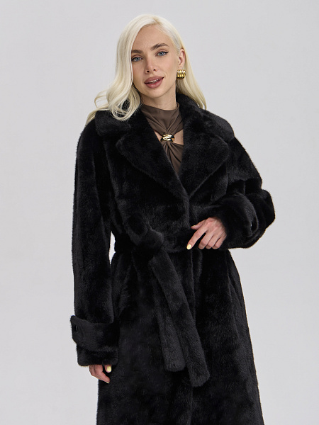 Шуба LAWINTER  модель 53576, цвет Черный