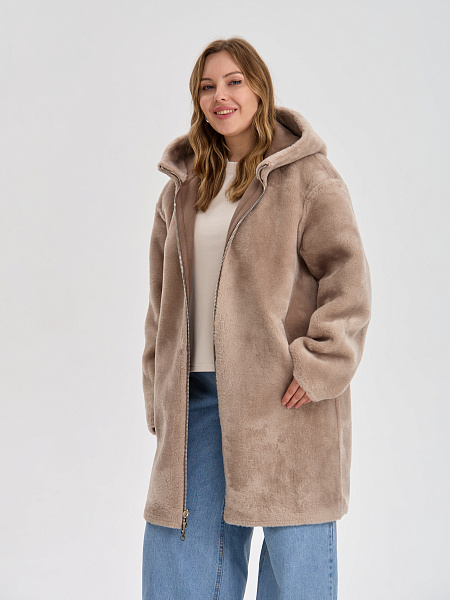 Дубленка LAWINTER  модель 35475, цвет Мокко