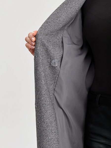 Пальто LAWINTER  модель 83891, цвет Темно-серый