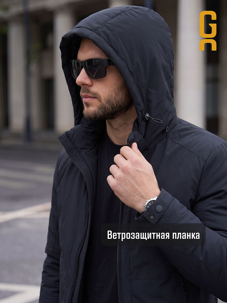 Куртка мужская демисезонная GRIZMAN, темно-синяя, модель 74966
