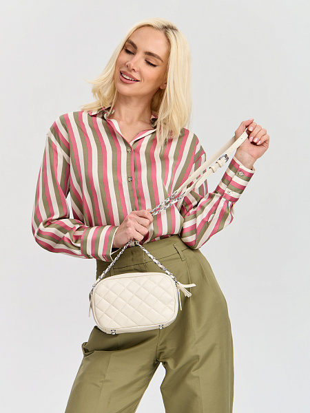 Сумка PARISOT  модель 14165, цвет Молочный