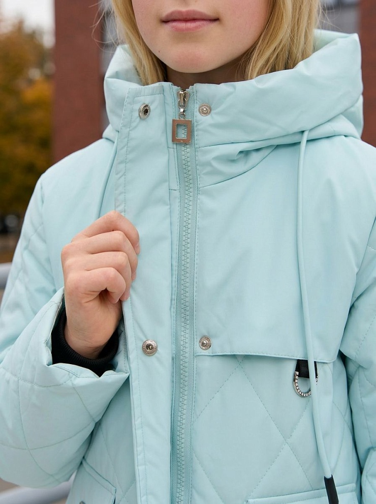 Куртка для девочки демисезонная BRITT, мята, модель 63239