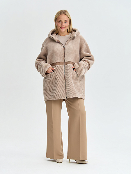 Дубленка LAWINTER  модель 35931, цвет Мокко