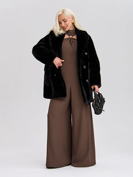 Шуба LAWINTER  модель 54243, цвет Черный