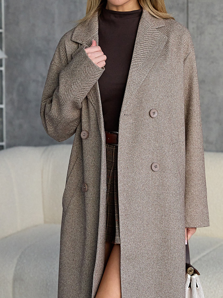 Пальто LAWINTER  модель 83891, цвет Капучино