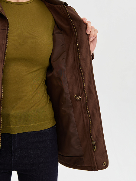 Куртка LAWINTER  модель 25587, цвет Темно-коричневый