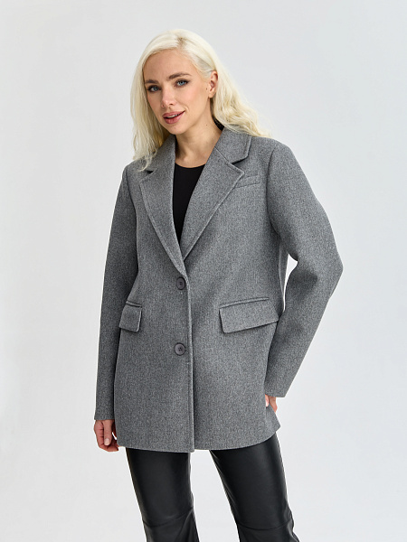 Пальто LAWINTER  модель 84822, цвет Светло-серый