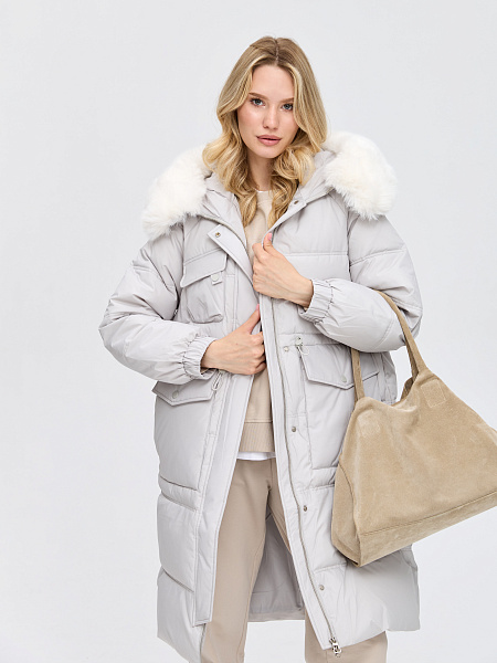 Куртка LAWINTER  модель 84630, цвет Светло-серый