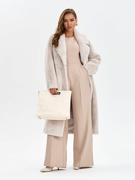 Шуба LAWINTER  модель 53933, цвет Молочный