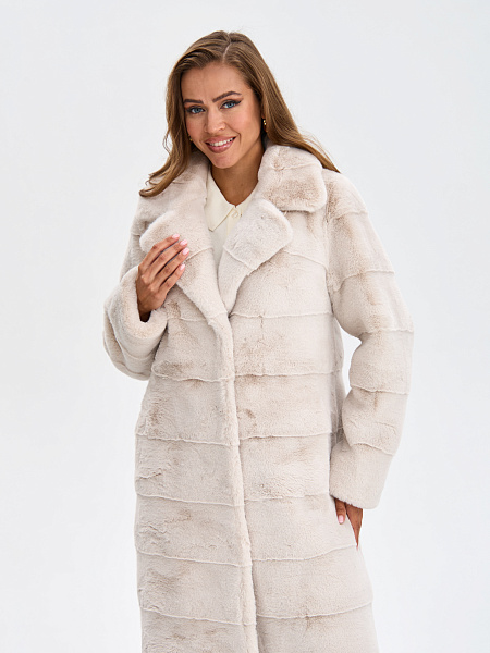 Шуба LAWINTER  модель 53591, цвет Молочный