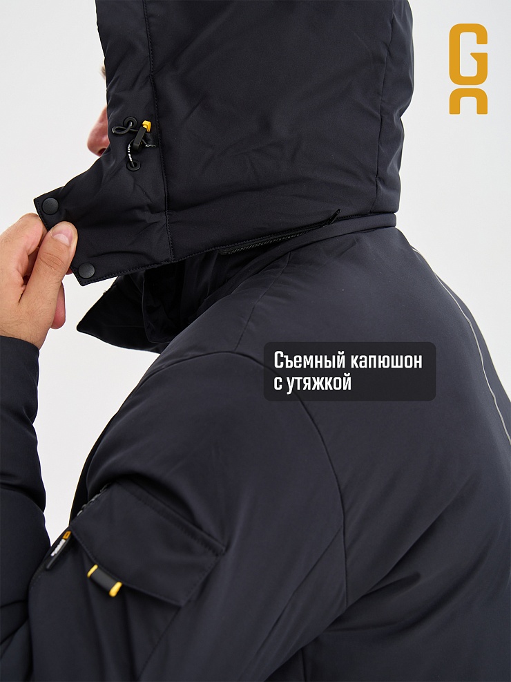 Пуховик мужской зимний GRIZMAN, темно-синий, модель 70311