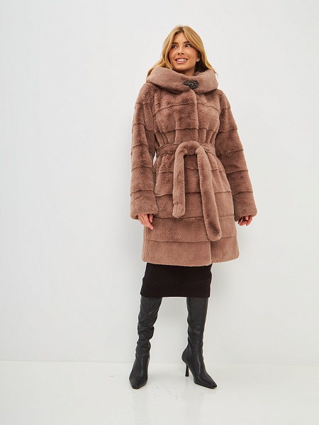 Шуба LAWINTER  модель 53246, цвет Кофе