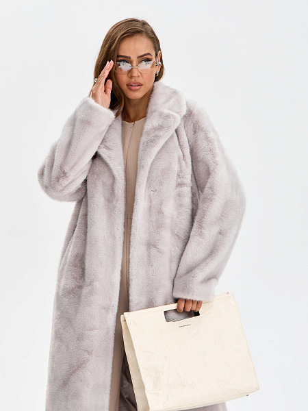 Шуба LAWINTER  модель 5391, цвет Лиловый