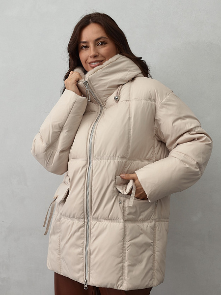 Куртка LAWINTER  модель 84222, цвет Молочный