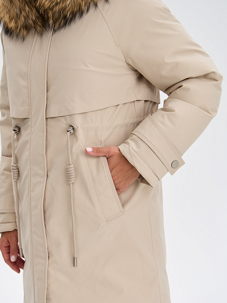 Куртка LAWINTER  модель 83726, цвет Молочный