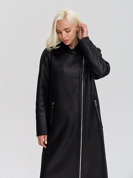 Дубленка LAWINTER  модель 34499, цвет Черный