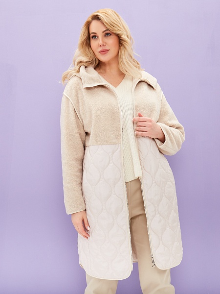 Куртка LAWINTER  модель 81458, цвет Молочный