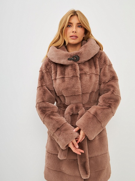 Шуба LAWINTER  модель 53246, цвет Кофе