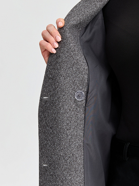 Пальто LAWINTER  модель 83891, цвет Серый