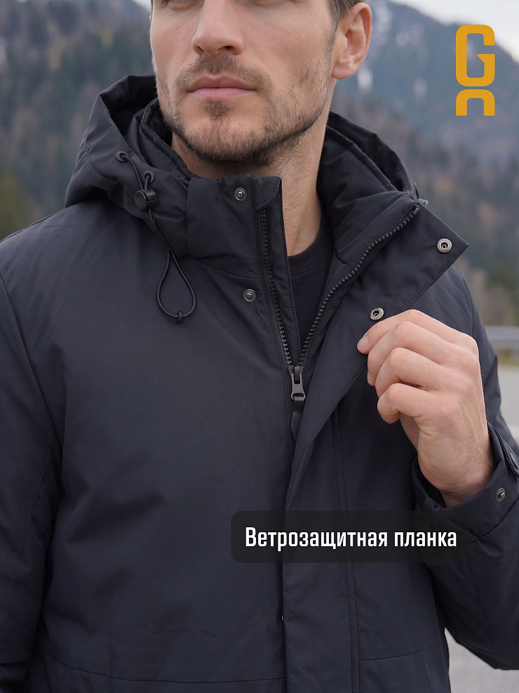 Куртка мужская демисезонная GRIZMAN, темно-синяя, модель 73529