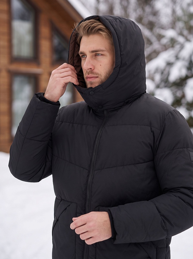 Куртка мужская зимняя GRIZMAN, черная, модель 76293