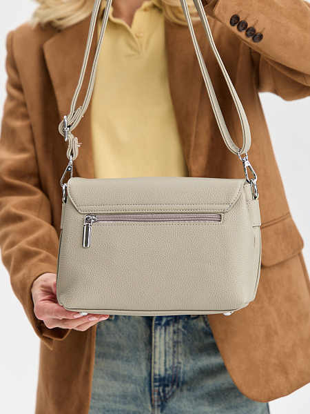 Сумка PARISOT  модель 14144, цвет Серо-бежевый