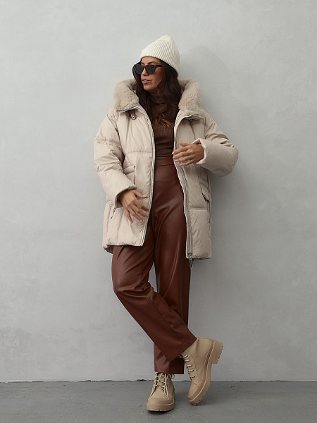 Куртка LAWINTER  модель 84222, цвет Молочный