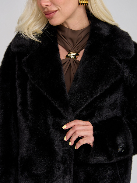 Шуба LAWINTER  модель 53576, цвет Черный