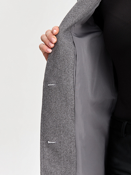 Пальто LAWINTER  модель 84822, цвет Серый