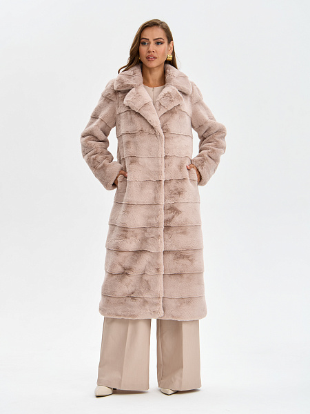 Шуба LAWINTER  модель 53591, цвет Пудра