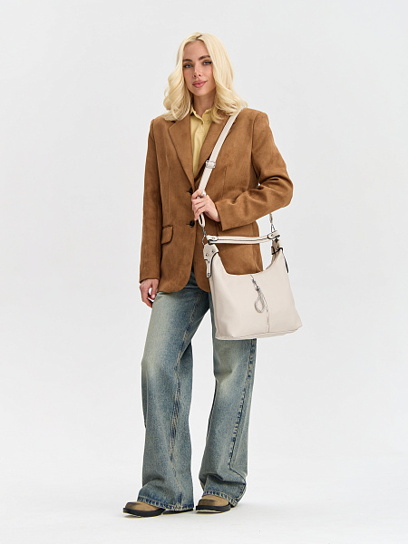 Сумка PARISOT  модель 14334, цвет Молочный