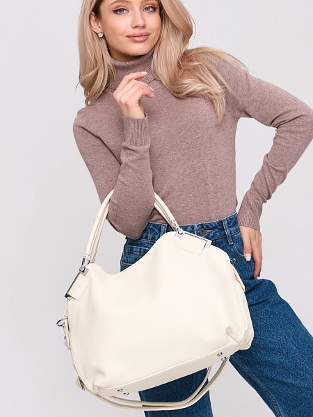 Сумка PARISOT  модель 13162, цвет Молочный