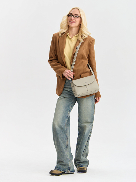 Сумка PARISOT  модель 14144, цвет Серо-бежевый