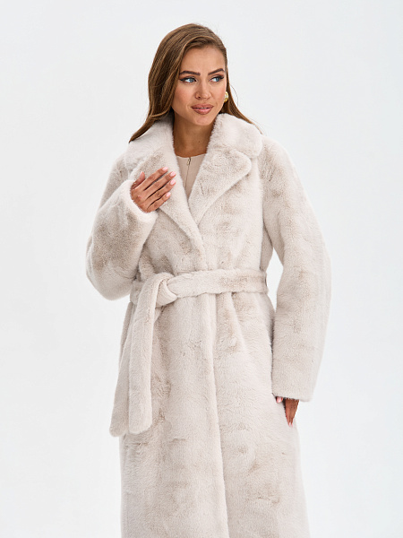 Шуба LAWINTER  модель 5391, цвет Молочный